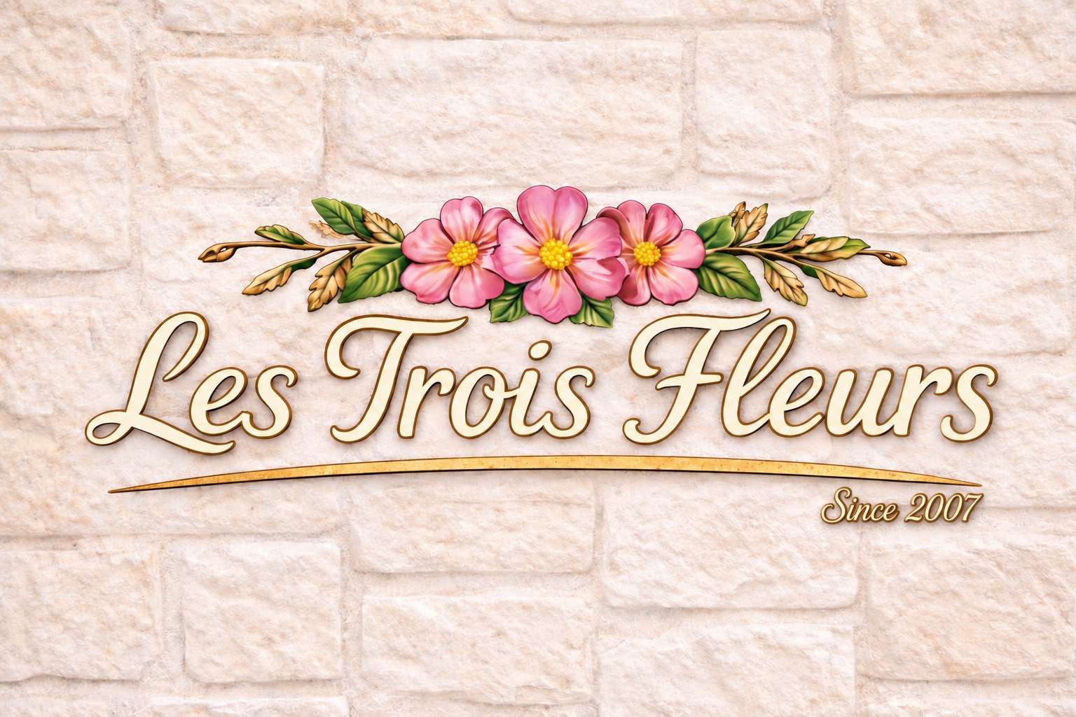 Les Trois Fleurs — Since 2007 — Restaurant à Limalonges